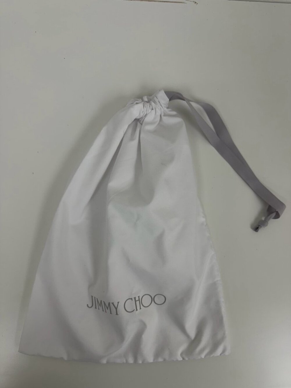 JIMMY CHOO Made in Italy Drawstring Dust Travel Storage Bag